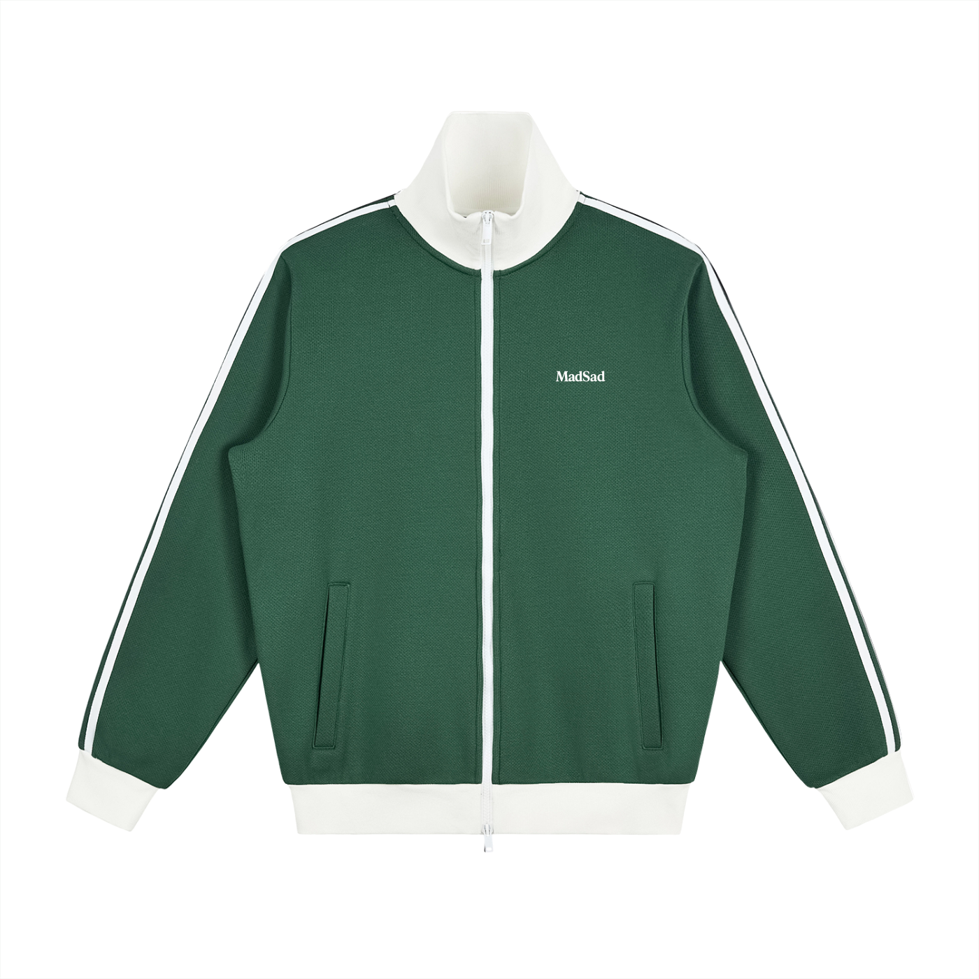 MadSad - Stripe Fleece Track Jacket