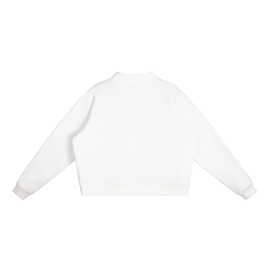 MadSad Fleece Mock Neck Sweatshirt