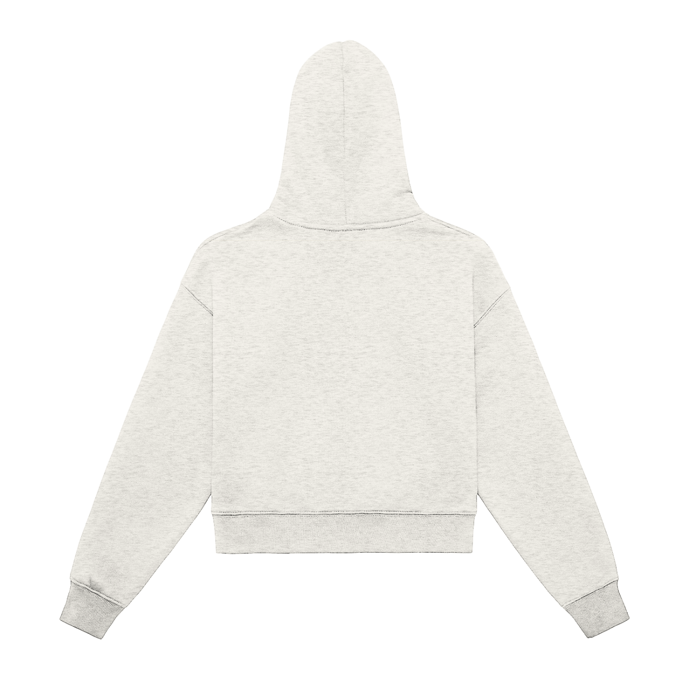 MadSad - Fleeced Zip-Up Cropped Hoodie