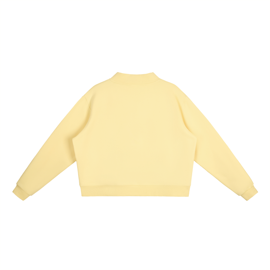 MadSad Fleece Mock Neck Sweatshirt