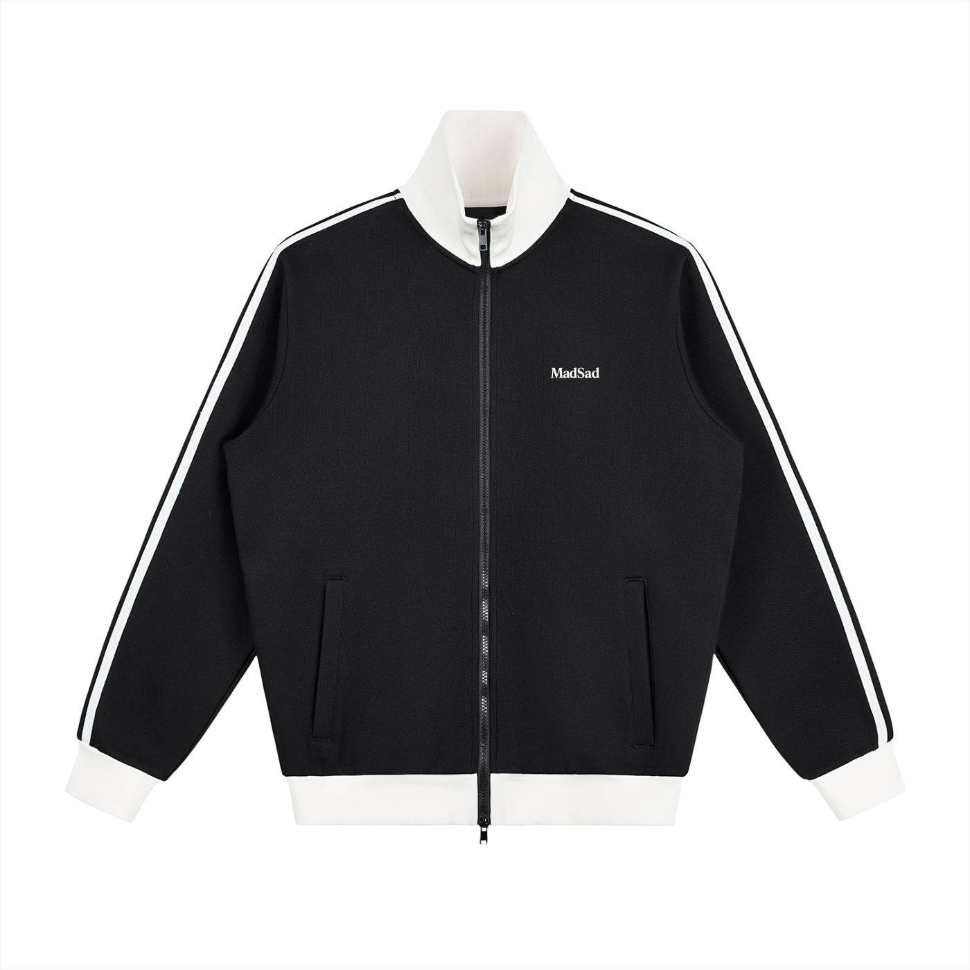MadSad - Stripe Fleece Track Jacket