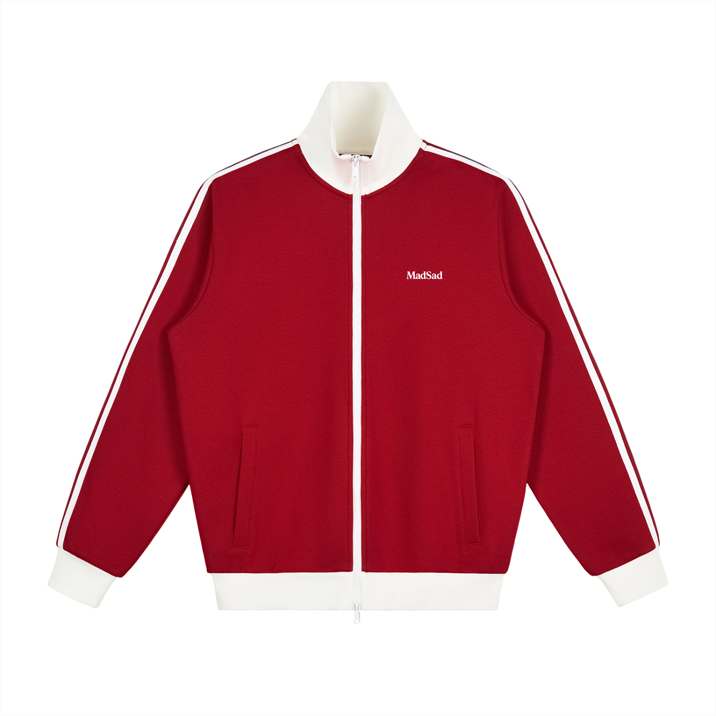MadSad - Stripe Fleece Track Jacket