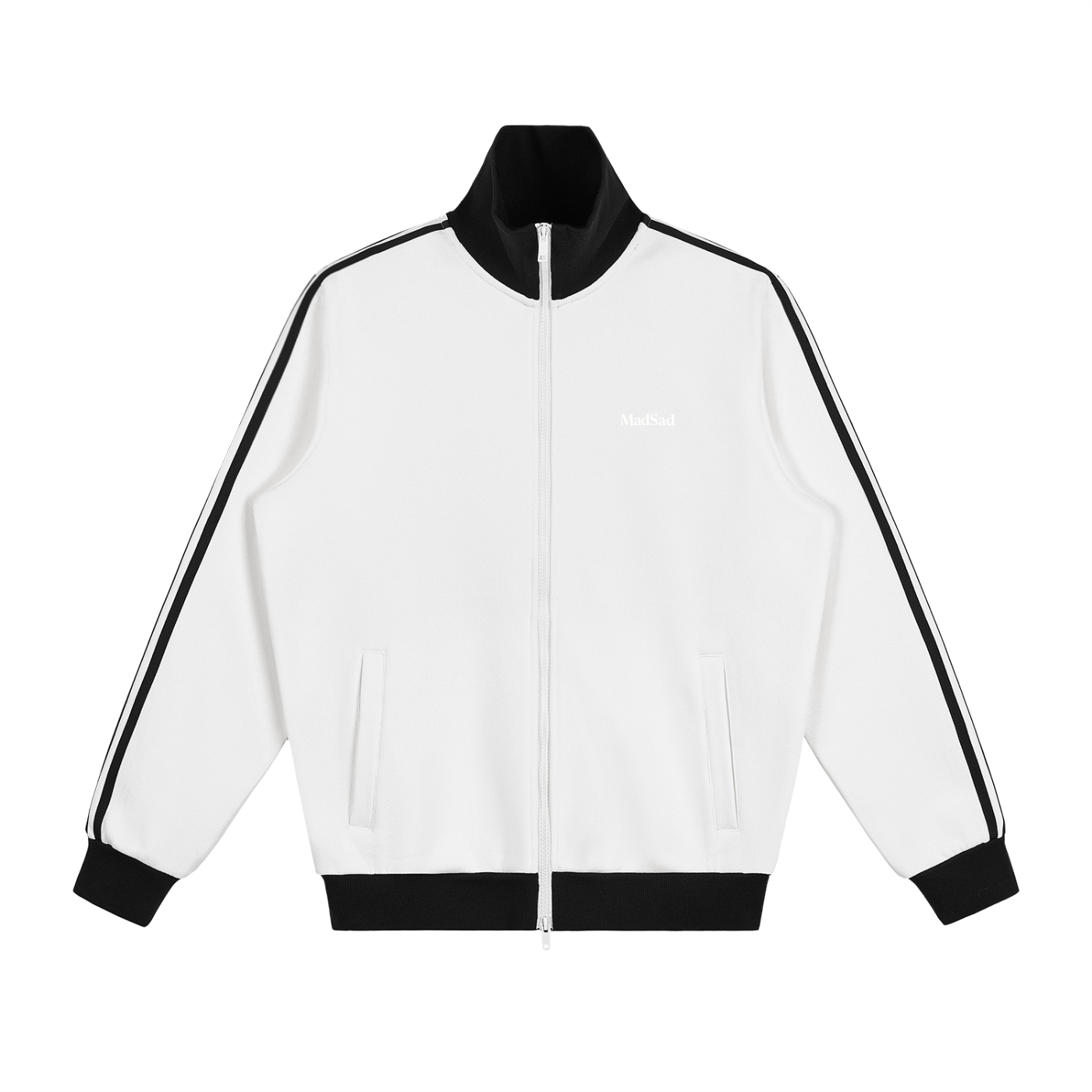 MadSad - Stripe Fleece Track Jacket