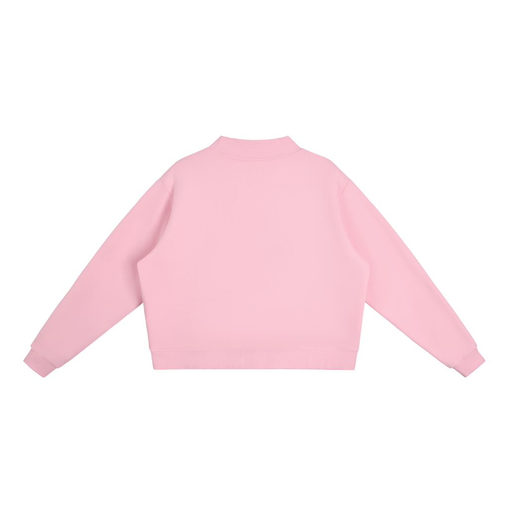 MadSad Fleece Mock Neck Sweatshirt