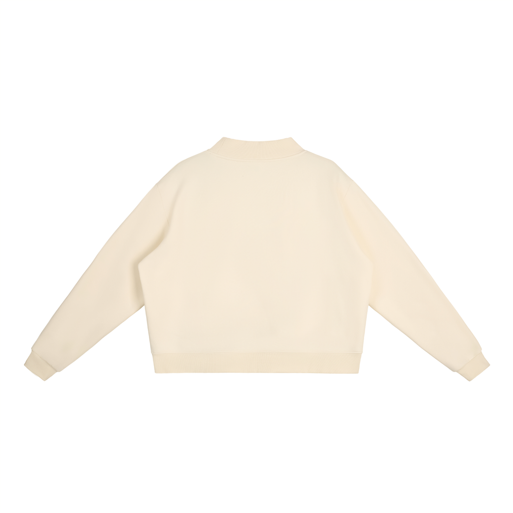 MadSad Fleece Mock Neck Sweatshirt