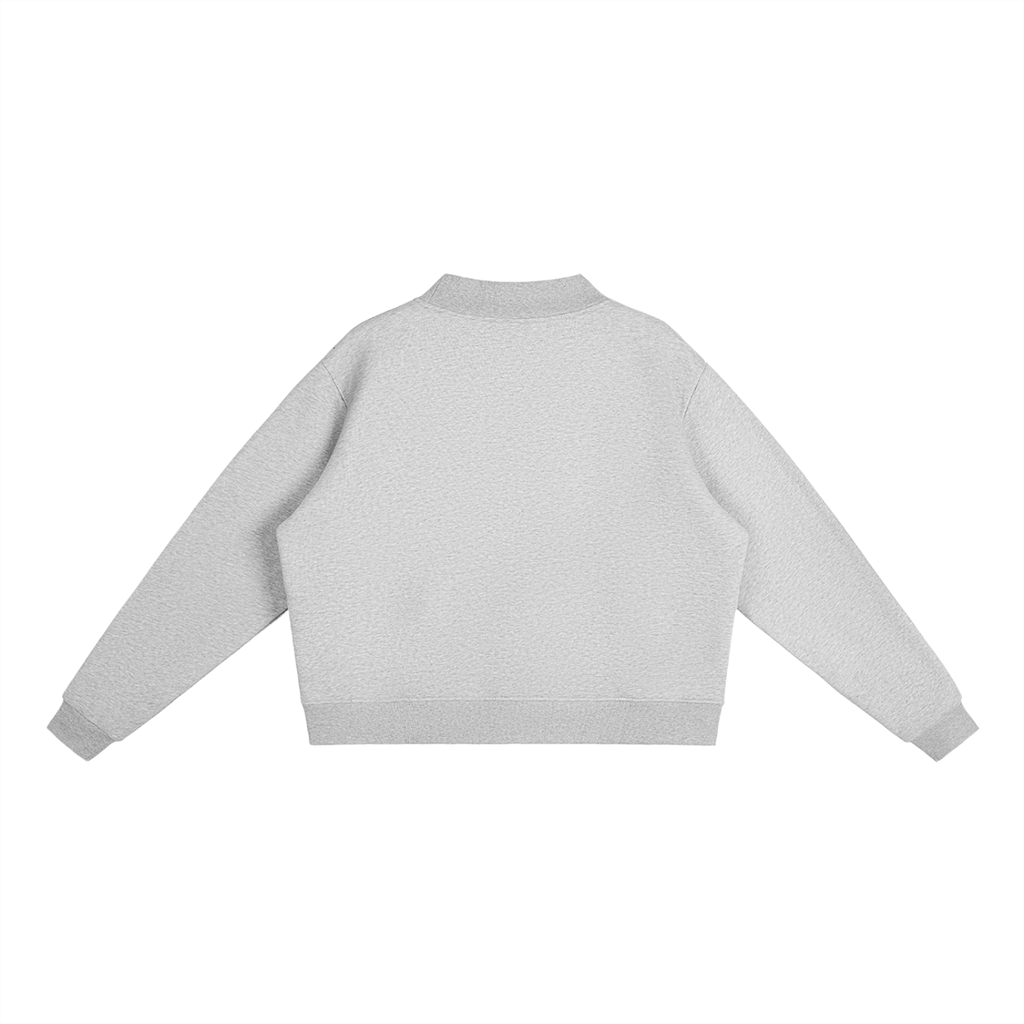 MadSad Fleece Mock Neck Sweatshirt