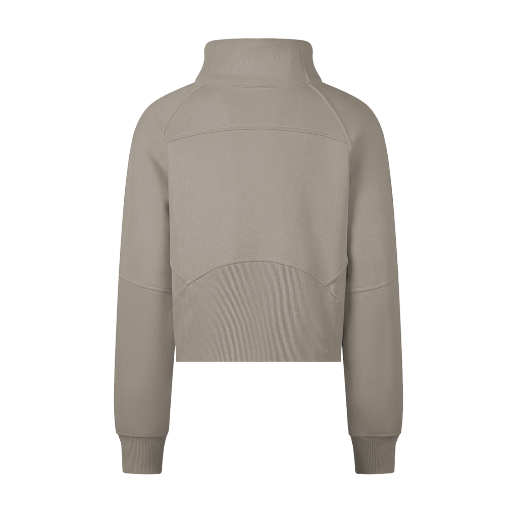 MadSad - Cropped Half-Zip Sweatshirt