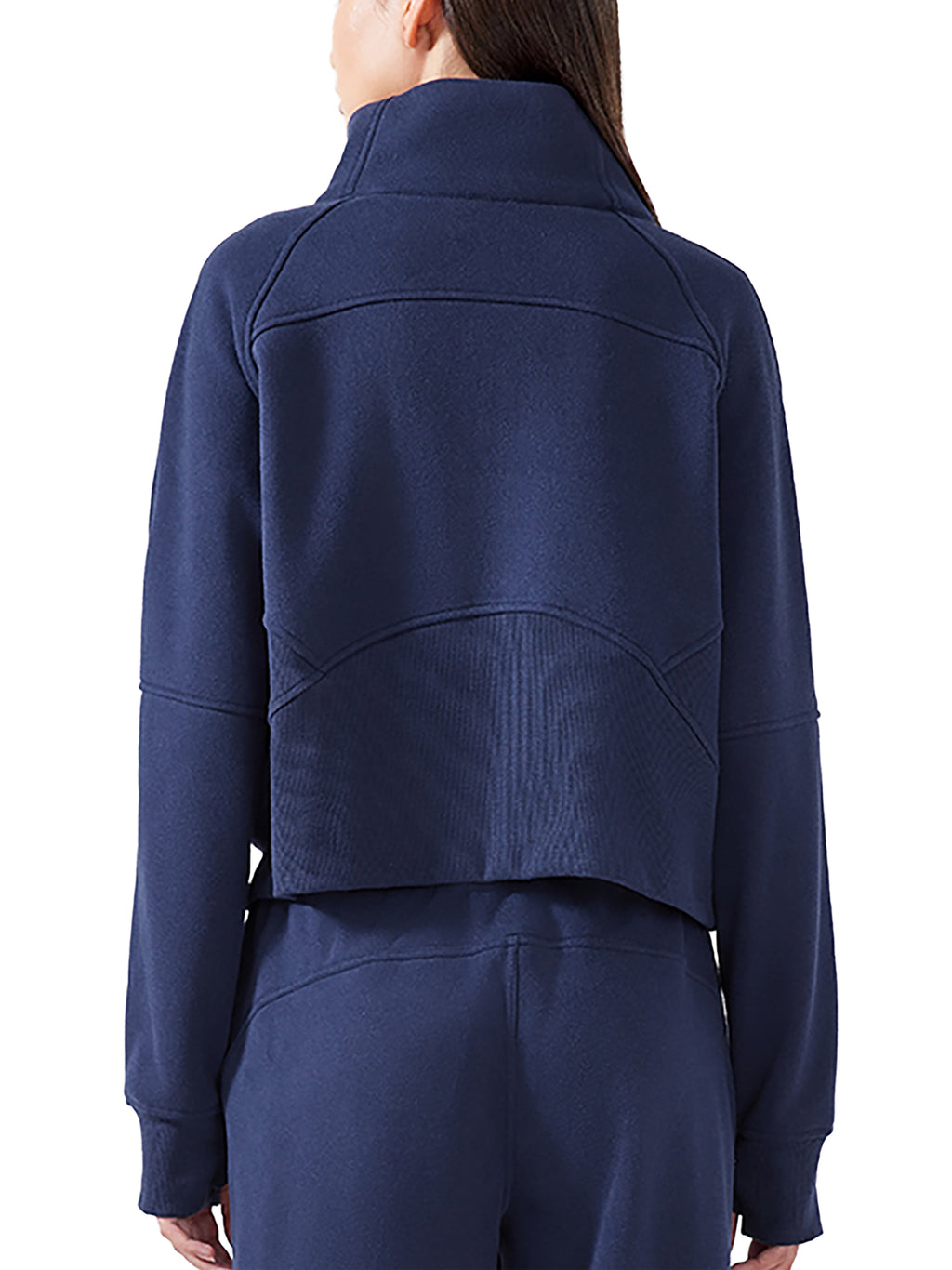 MadSad - Cropped Half-Zip Sweatshirt