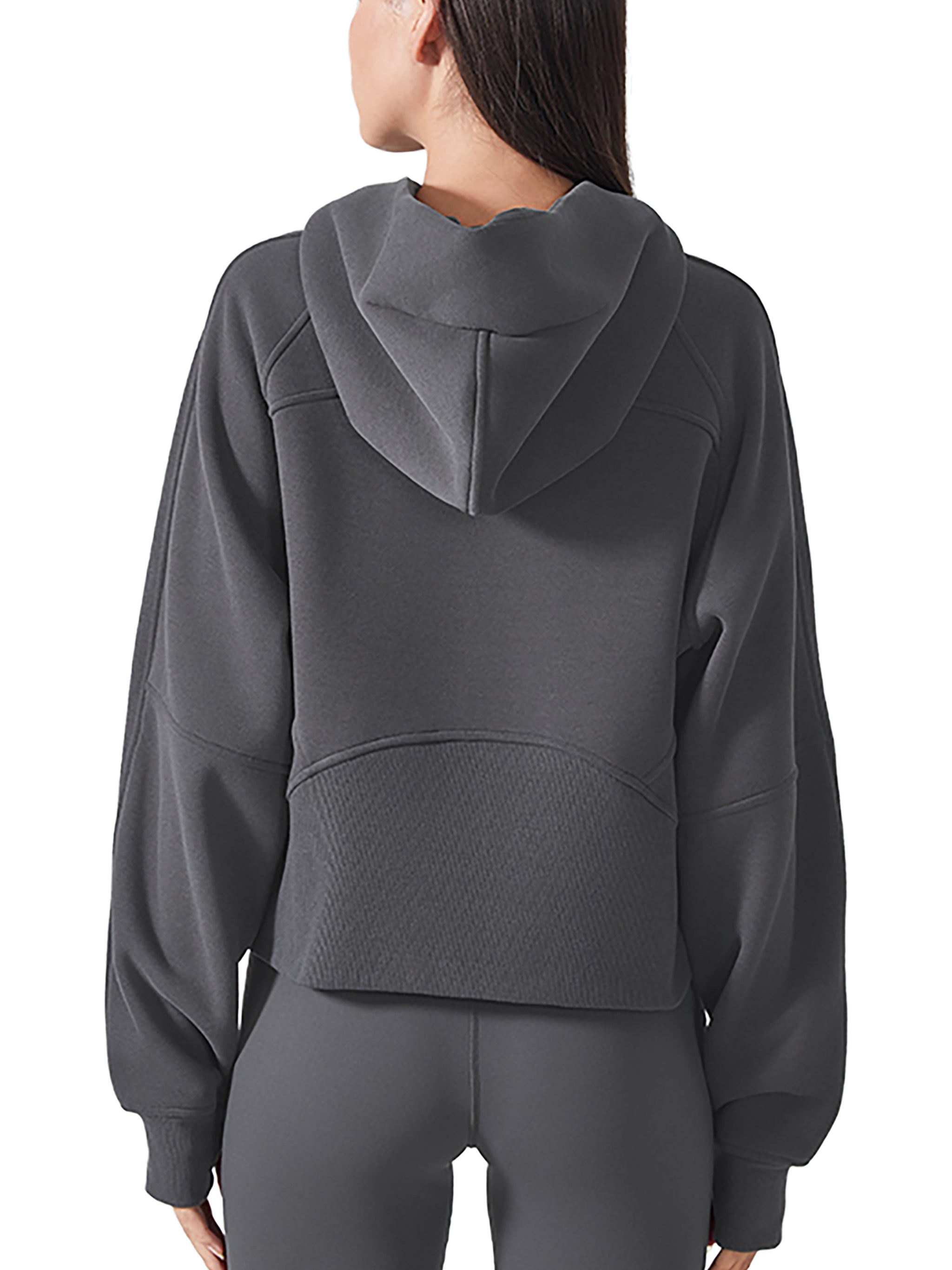 MadSad - Cropped Zip-Through Hoodie